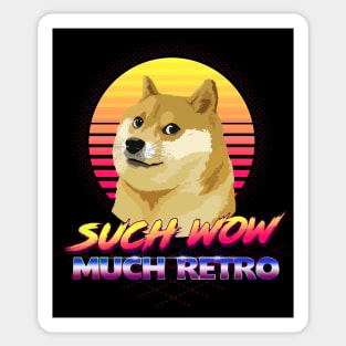 Such Wow, Much Retro. Sticker